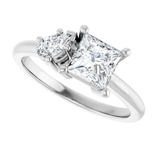 Two-Stone Engagement Ring Image 5 Futer Bros Jewelers York, PA