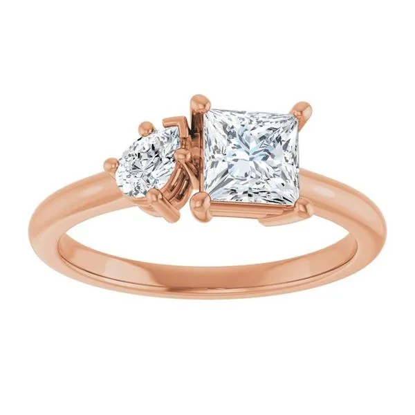 Two-Stone Engagement Ring Image 3 Clater Jewelers Louisville, KY