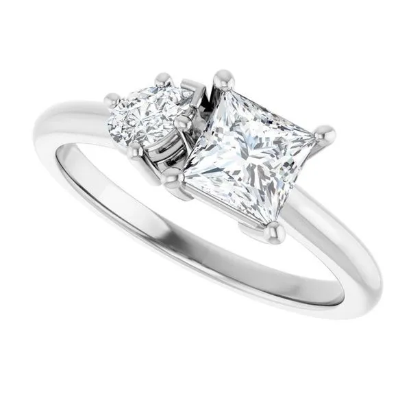 Two-Stone Engagement Ring Image 5 Don's Jewelry & Design Washington, IA