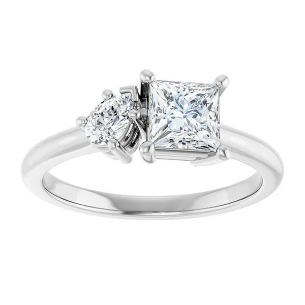 Two-Stone Engagement Ring Image 3 JF Jones Jewelers Rochester, NY