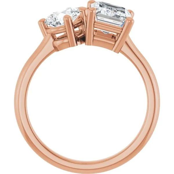 Two-Stone Engagement Ring Image 2 J. Thomas Jewelers Rochester Hills, MI
