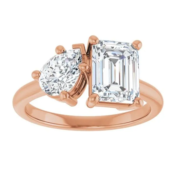 Two-Stone Engagement Ring Image 3 Mark Jewellers La Crosse, WI