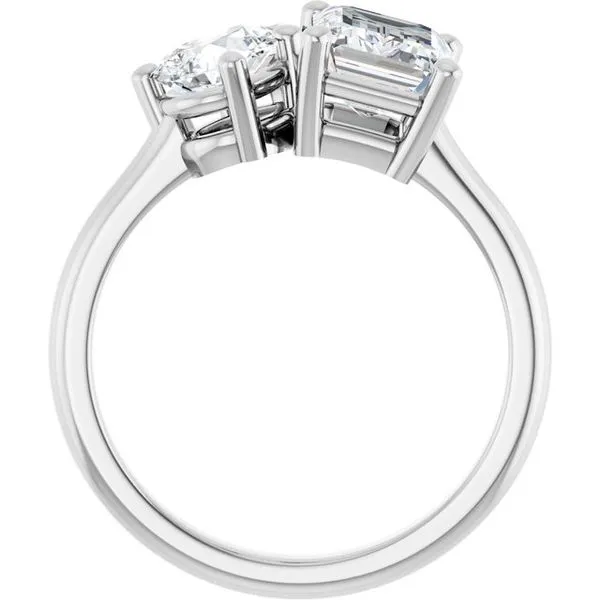 Two-Stone Engagement Ring Image 2 Austin's Fine Diamonds & Jewelry Lyndhurst, NJ