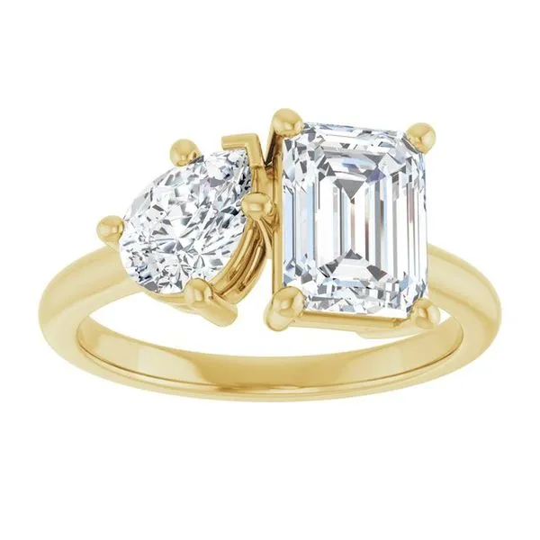 Two-Stone Engagement Ring Image 3 Raleigh Diamond Fine Jewelry Raleigh, NC