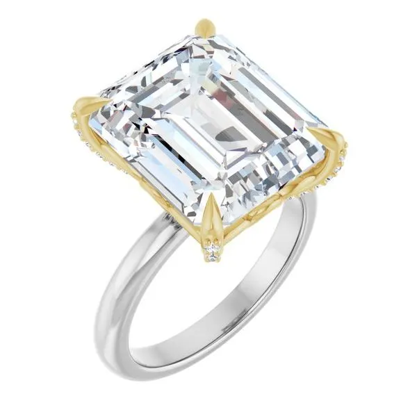 Claw-Prong Accented Engagement Ring Don's Jewelry & Design Washington, IA