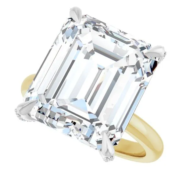 Claw-Prong Accented Engagement Ring Image 5 J. Thomas Jewelers Rochester Hills, MI