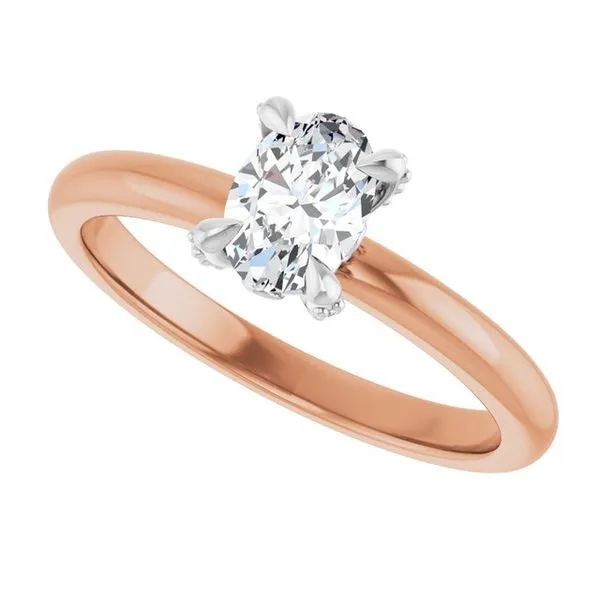 Claw-Prong Accented Engagement Ring Image 5 Futer Bros Jewelers York, PA