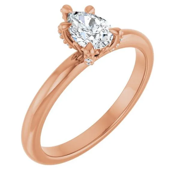 Claw-Prong Accented Engagement Ring Jimmy Smith Jewelers Decatur, AL