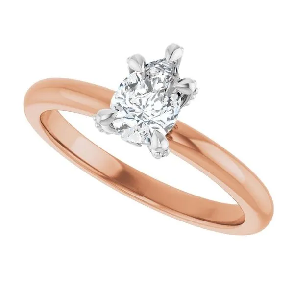 Claw-Prong Accented Engagement Ring Image 5 Jimmy Smith Jewelers Decatur, AL