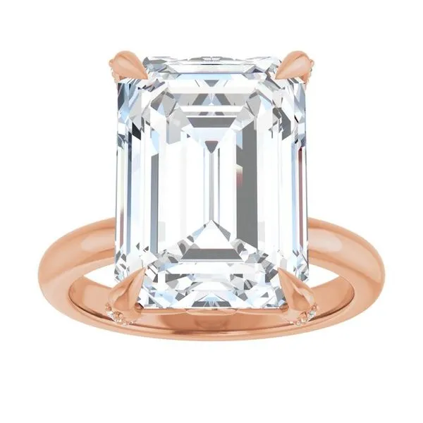 Claw-Prong Accented Engagement Ring Image 3 J. Thomas Jewelers Rochester Hills, MI