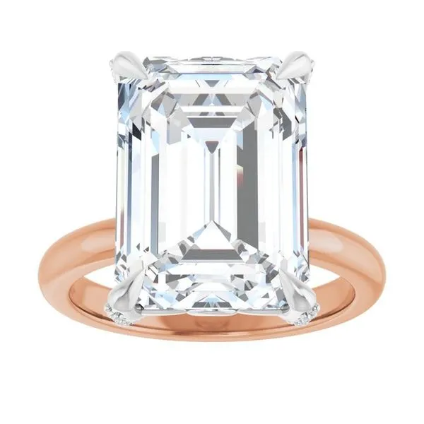 Claw-Prong Accented Engagement Ring Image 3 Shipley's Fine Jewelry Hampstead, MD