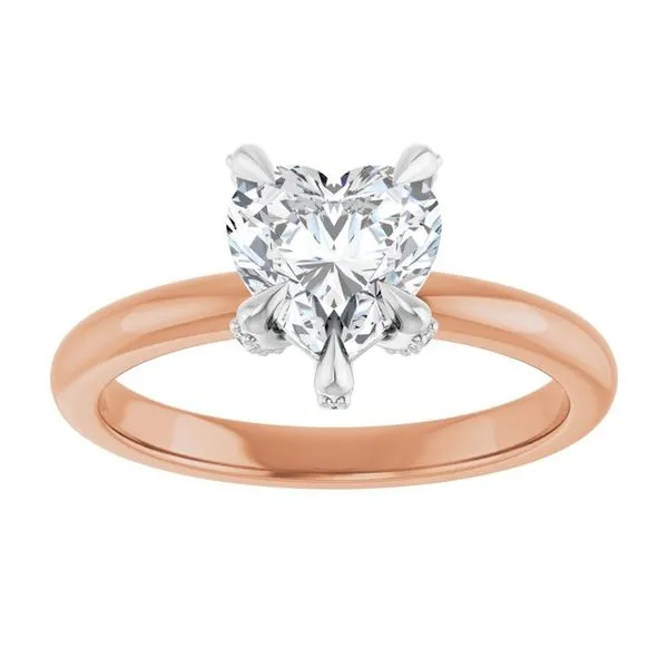 Claw-Prong Accented Engagement Ring Image 3 Paul James Jewelers Angels Camp, CA
