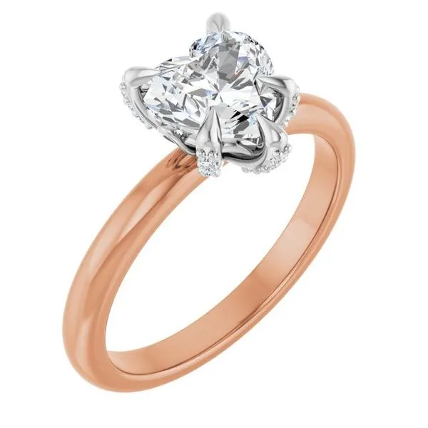 Claw-Prong Accented Engagement Ring Paul James Jewelers Angels Camp, CA