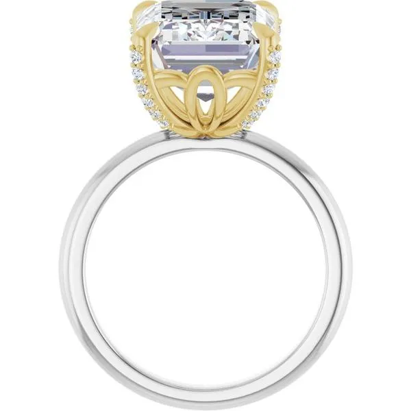 Claw-Prong Accented Engagement Ring Image 2 J. Thomas Jewelers Rochester Hills, MI