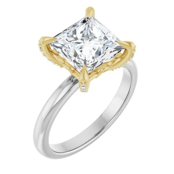 Claw-Prong Accented Engagement Ring Arezzo Jewelers Elmwood Park, IL