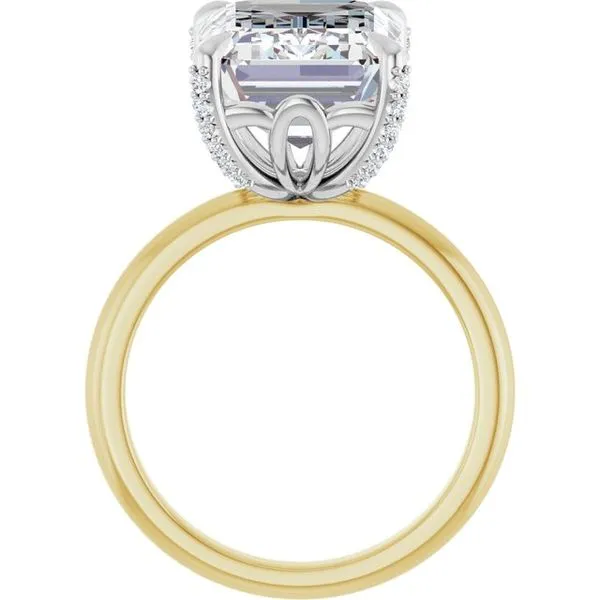 Claw-Prong Accented Engagement Ring Image 2 Mark Jewellers La Crosse, WI