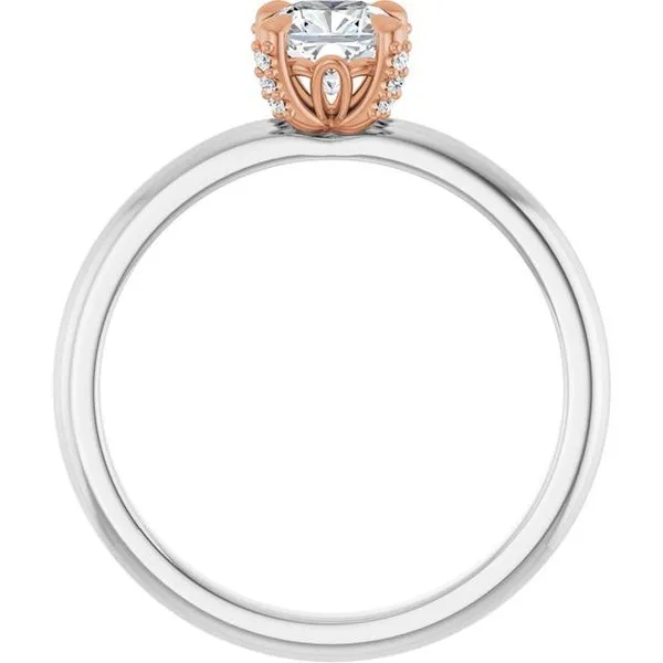 Claw-Prong Accented Engagement Ring Image 2 Mark Jewellers La Crosse, WI