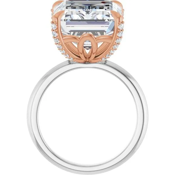 Claw-Prong Accented Engagement Ring Image 2 Shipley's Fine Jewelry Hampstead, MD