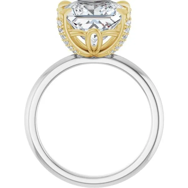 Claw-Prong Accented Engagement Ring Image 2 Shipley's Fine Jewelry Hampstead, MD