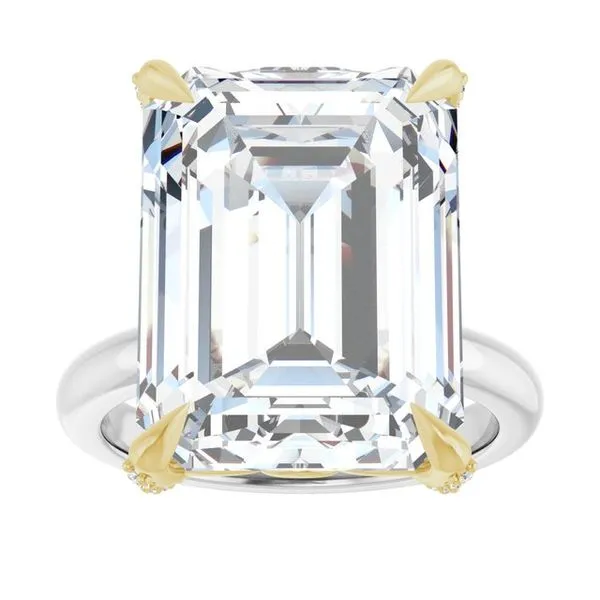 Claw-Prong Accented Engagement Ring Image 3 J. Thomas Jewelers Rochester Hills, MI