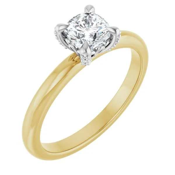 Claw-Prong Accented Engagement Ring J. Thomas Jewelers Rochester Hills, MI
