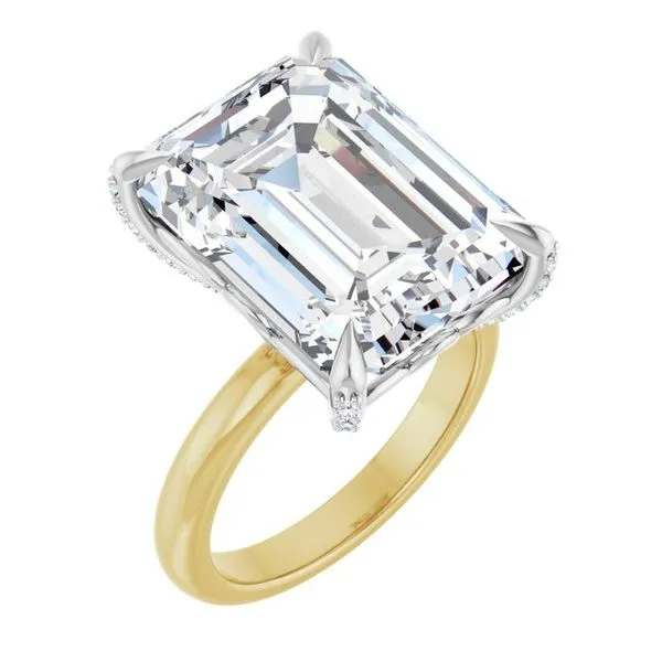 Claw-Prong Accented Engagement Ring J. Thomas Jewelers Rochester Hills, MI