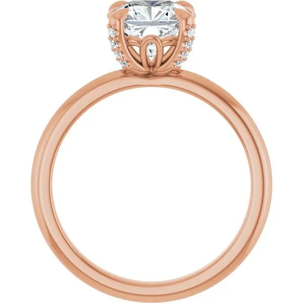 Claw-Prong Accented Engagement Ring Image 2 Mark Jewellers La Crosse, WI