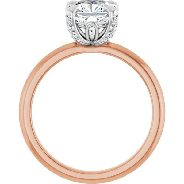 Claw-Prong Accented Engagement Ring Image 2 Mark Jewellers La Crosse, WI