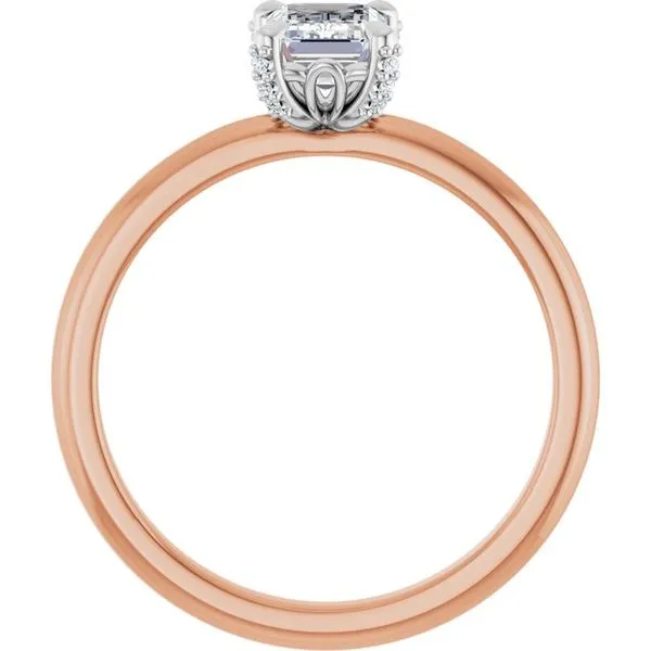 Claw-Prong Accented Engagement Ring Image 2 Natale Jewelers Sewell, NJ