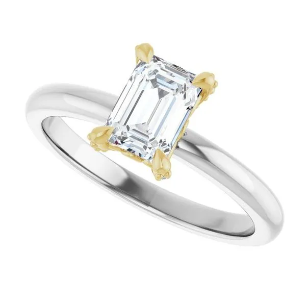 Claw-Prong Accented Engagement Ring Image 5 J. Thomas Jewelers Rochester Hills, MI