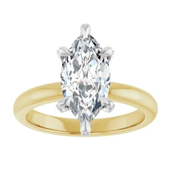 Claw-Prong Accented Engagement Ring Image 3 Mark Jewellers La Crosse, WI
