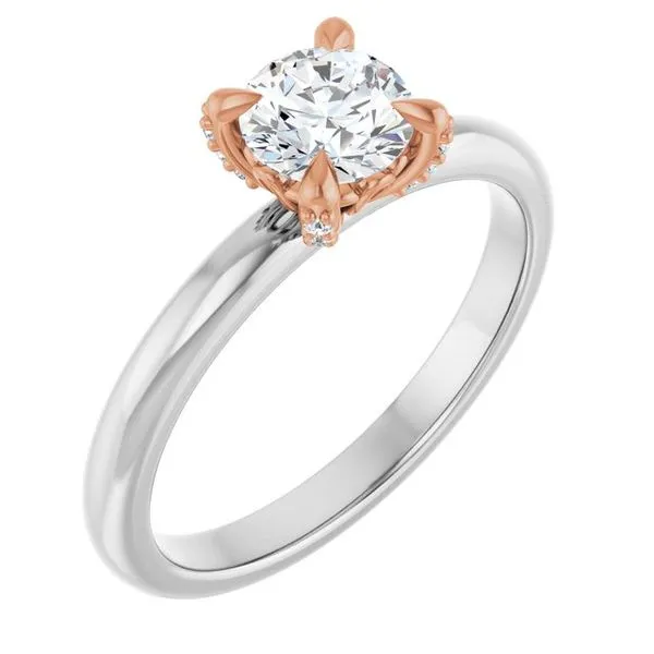 Claw-Prong Accented Engagement Ring J. Thomas Jewelers Rochester Hills, MI