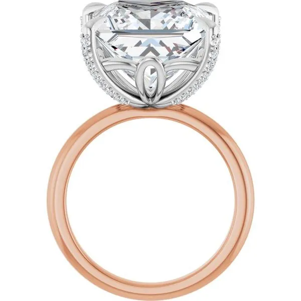 Claw-Prong Accented Engagement Ring Image 2 J. Thomas Jewelers Rochester Hills, MI