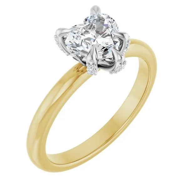 Claw-Prong Accented Engagement Ring Shipley's Fine Jewelry Hampstead, MD