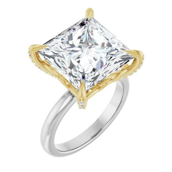 Claw-Prong Accented Engagement Ring Futer Bros Jewelers York, PA
