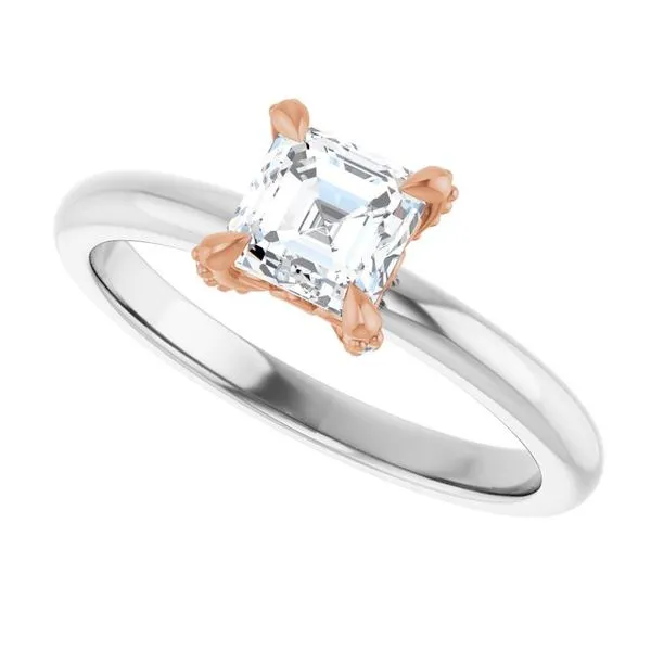 Claw-Prong Accented Engagement Ring Image 5 Futer Bros Jewelers York, PA