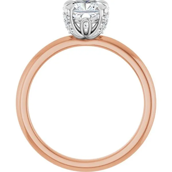 Claw-Prong Accented Engagement Ring Image 2 Shipley's Fine Jewelry Hampstead, MD