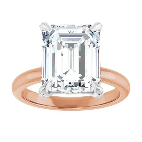 Claw-Prong Accented Engagement Ring Image 3 Mark Jewellers La Crosse, WI