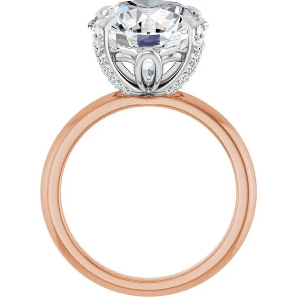 Claw-Prong Accented Engagement Ring Image 2 Shipley's Fine Jewelry Hampstead, MD