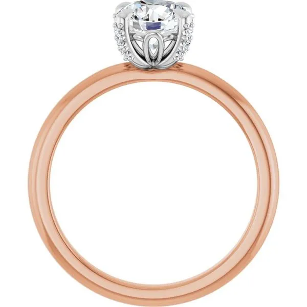 Claw-Prong Accented Engagement Ring Image 2 Paul James Jewelers Angels Camp, CA