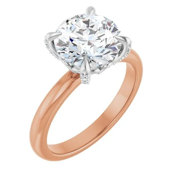 Claw-Prong Accented Engagement Ring Arezzo Jewelers Elmwood Park, IL