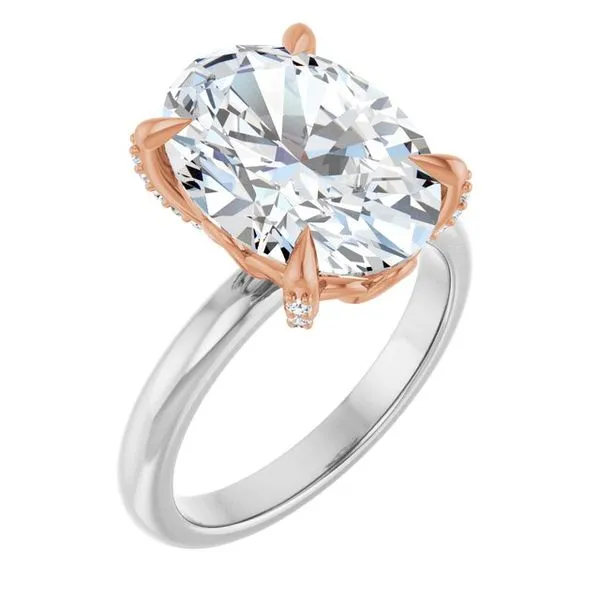 Claw-Prong Accented Engagement Ring Banks Jewelers Burnsville, NC