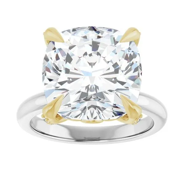 Claw-Prong Accented Engagement Ring Image 3 Mark Jewellers La Crosse, WI