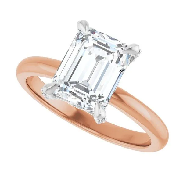 Claw-Prong Accented Engagement Ring Image 5 Shipley's Fine Jewelry Hampstead, MD