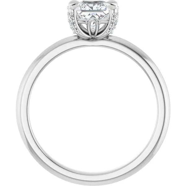 Claw-Prong Accented Engagement Ring Image 2 Mark Jewellers La Crosse, WI