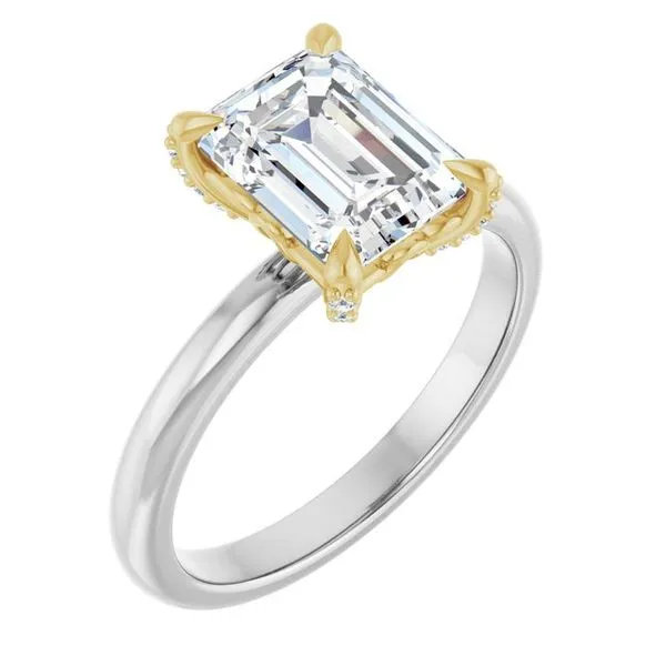 Claw-Prong Accented Engagement Ring Shipley's Fine Jewelry Hampstead, MD