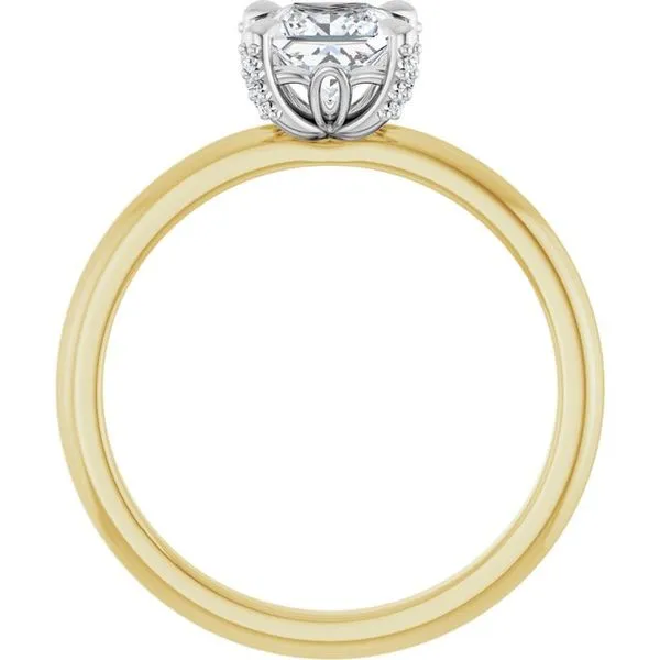 Claw-Prong Accented Engagement Ring Image 2 Jimmy Smith Jewelers Decatur, AL