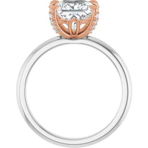 Claw-Prong Accented Engagement Ring Image 2 Shipley's Fine Jewelry Hampstead, MD