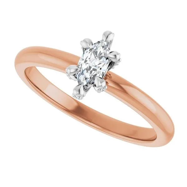 Claw-Prong Accented Engagement Ring Image 5 Jimmy Smith Jewelers Decatur, AL