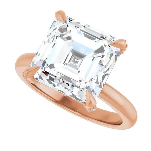 Claw-Prong Accented Engagement Ring Image 5 J. Thomas Jewelers Rochester Hills, MI